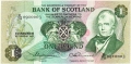 Bank Of Scotland 1 Pound Notes 1 Pound, 25. 8.1977